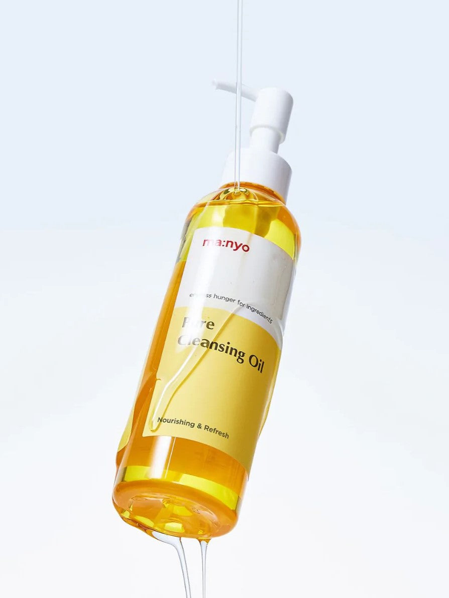 manyo pure cleansing oil texture