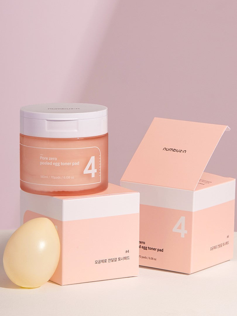 numbuzin pore zero peeled egg toner pad final shot