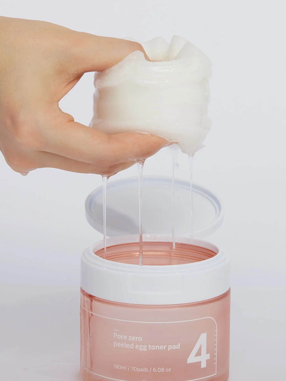 numbuzin pore zero peeled egg toner pad texture