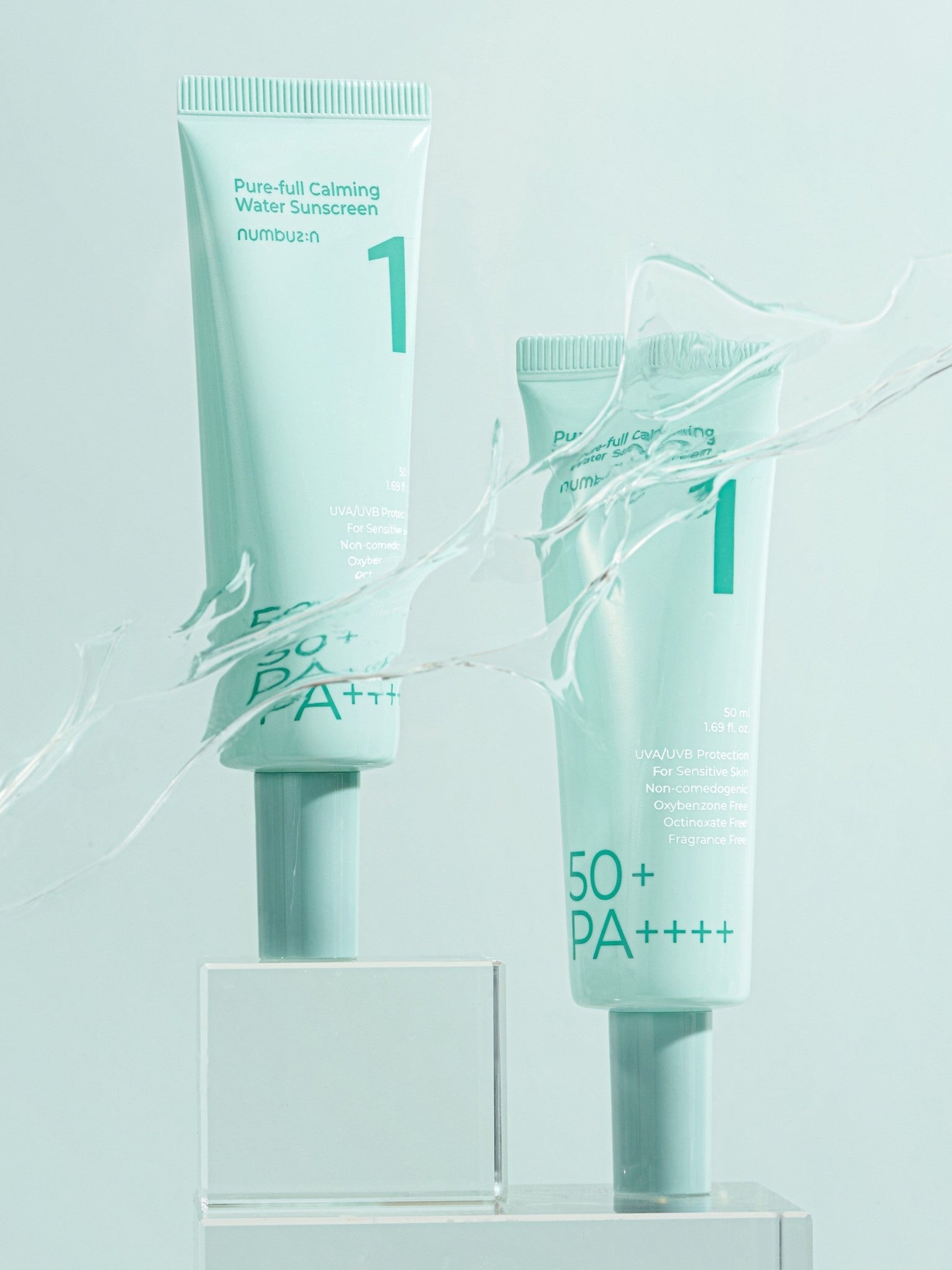 numbuzin pure full calming water sunscreen