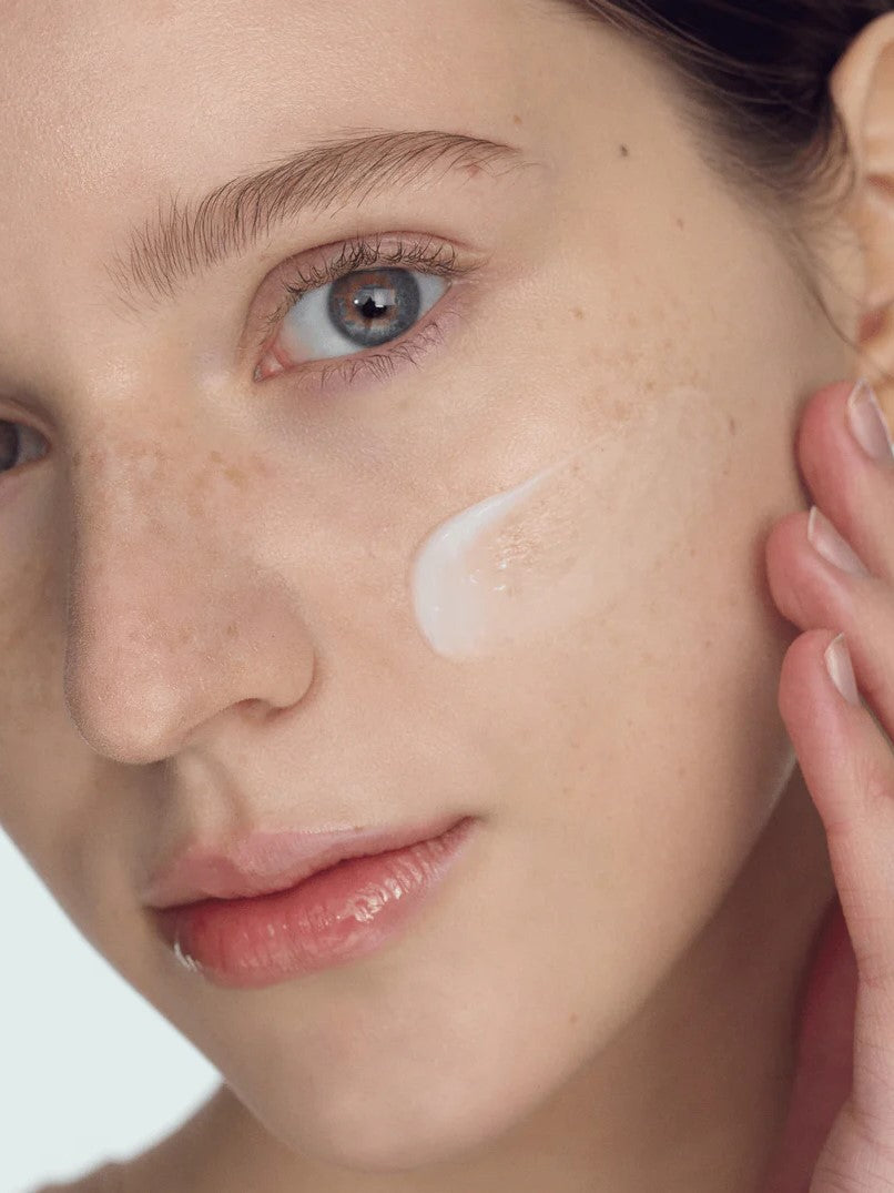 some by mi aha bha pha 30 days miracle cream texture with model