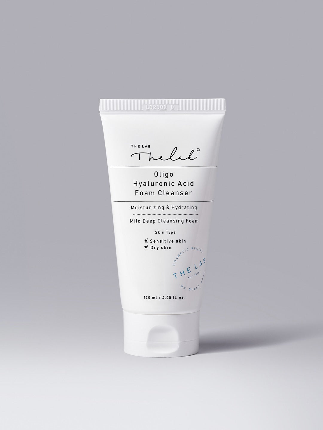 the lab by blanc doux oligo hyaluronic acid foam cleanser