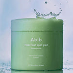 Aesthetic shot of Abib Heartleaf Spot Pad Calming Touch, showcasing its design.