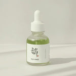 Beauty of Joseon Green Tea and Mugwort Calming Serum, showcasing its sleek design.