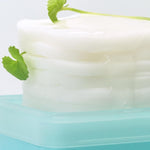 Mediheal Madecassoside Blemish Pads topped with a fresh Centella Asiatica leaf, emphasizing their calming and soothing benefits.