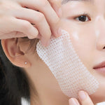 mediheal retinol collagen lifting pad texture with model