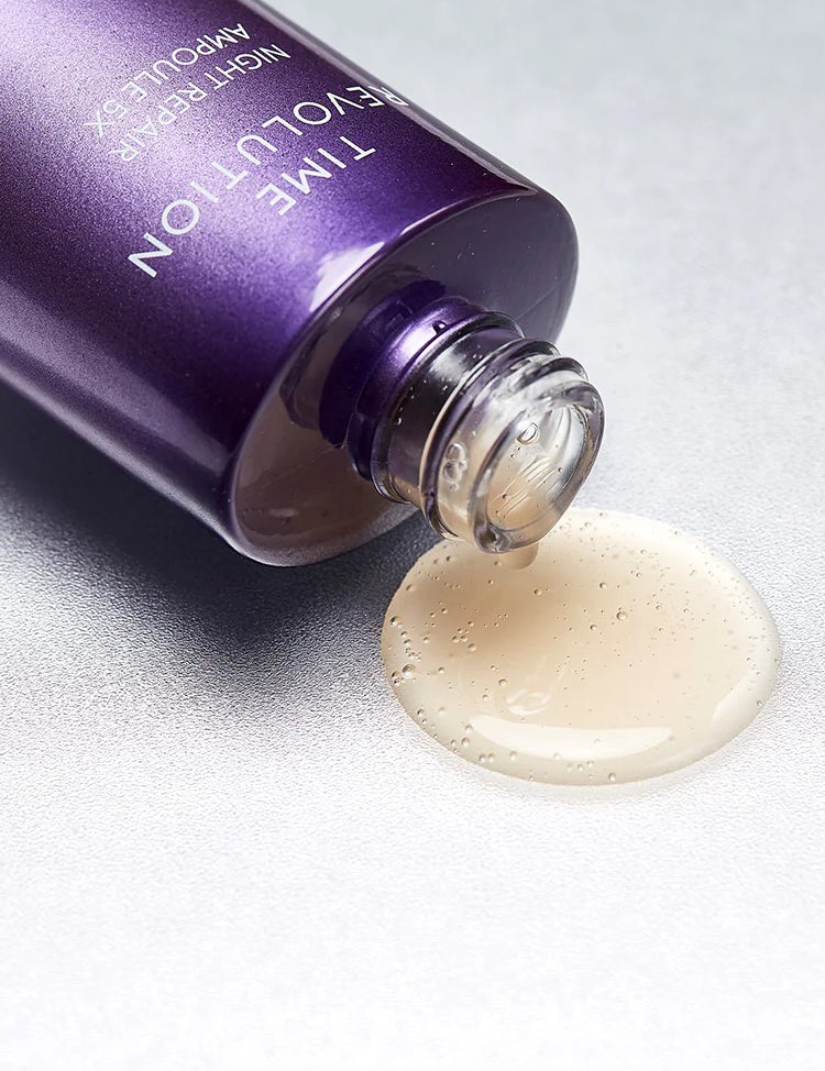 missha time revolution night repair ampoule texture close up