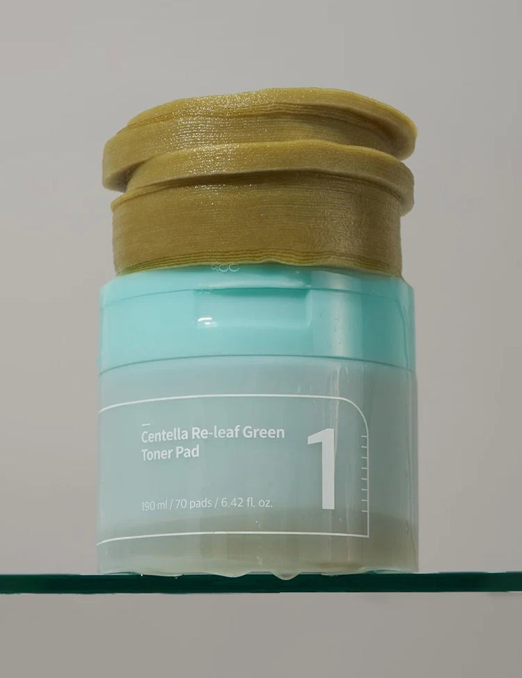 numbuzin centella re leaf green toner pad texture