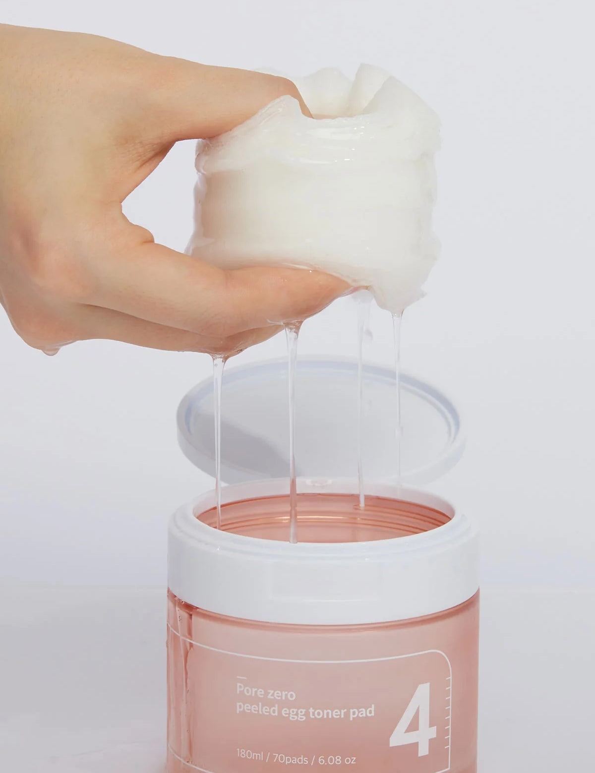 numbuzin pore zero peeled egg toner pad texture