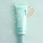numbuzin pure full calming water sunscreen texture