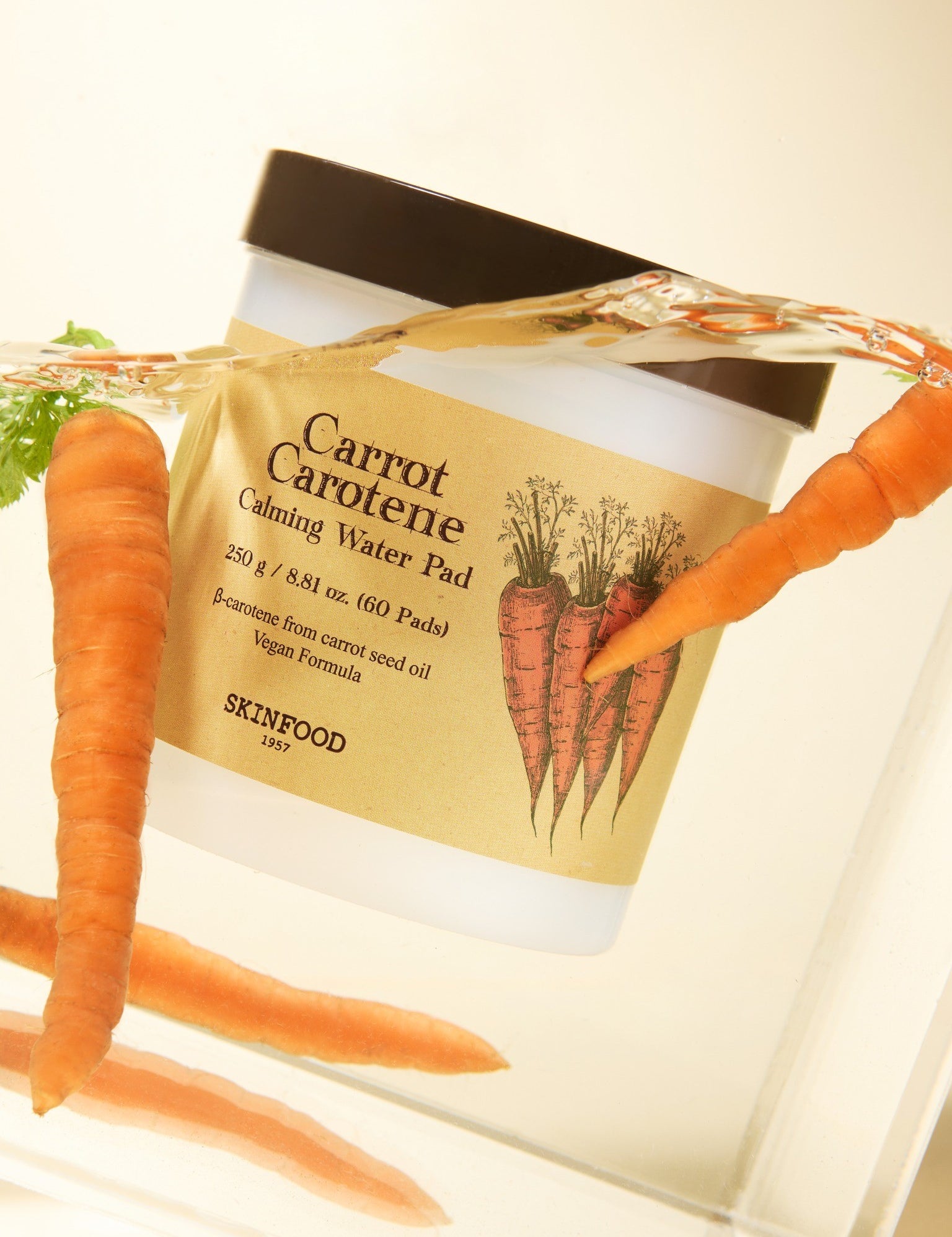 skinfood carrot carotene calming water pad